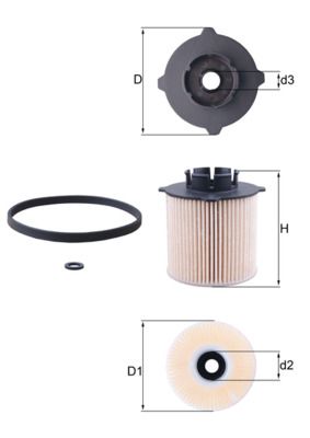 Fuel Filter MAHLE KX 265D