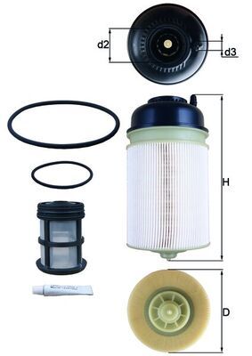 Fuel Filter MAHLE KX 400KIT