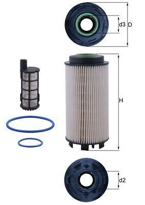 Fuel Filter MAHLE KX 403/1KIT