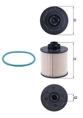 MAHLE KX 420D Fuel Filter