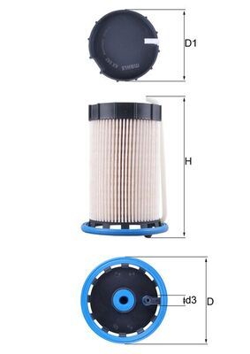 MAHLE KX 592 Fuel Filter