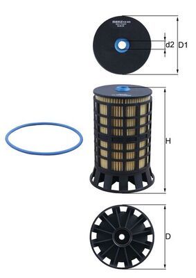 MAHLE KX 606D Fuel Filter