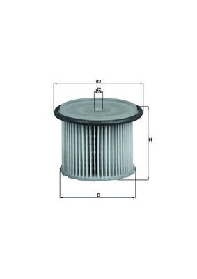 Fuel Filter MAHLE KX 63/1