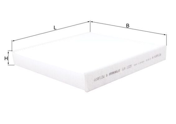 MAHLE LA 1225 Filter, cabin air