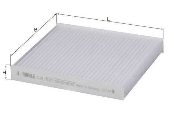MAHLE LA 531 Filter, cabin air