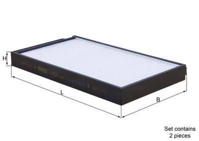 Filter, cabin air MAHLE LA 634/S