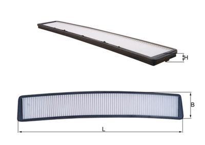 Filter, cabin air MAHLE LA 102