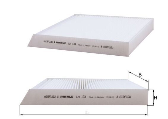 MAHLE LA 134 Filter, cabin air