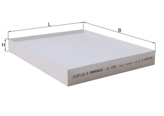 MAHLE LA 1526 Filter, cabin air