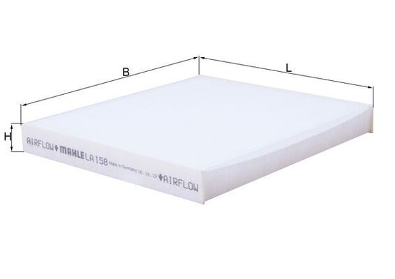 MAHLE LA 158 Filter, cabin air