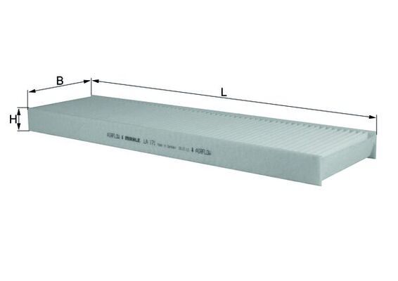 MAHLE LA 171 Filter, cabin air