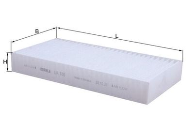 Filter, cabin air MAHLE LA 180