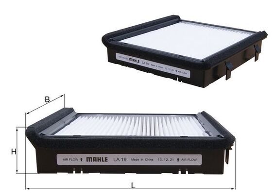 MAHLE LA 19 Filter, cabin air