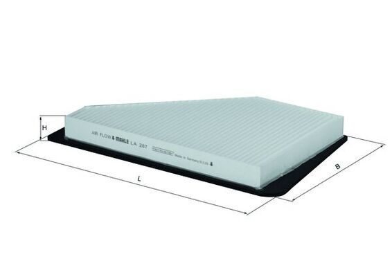 MAHLE LA 287 Filter, cabin air
