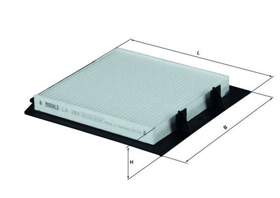MAHLE LA 288 Filter, cabin air