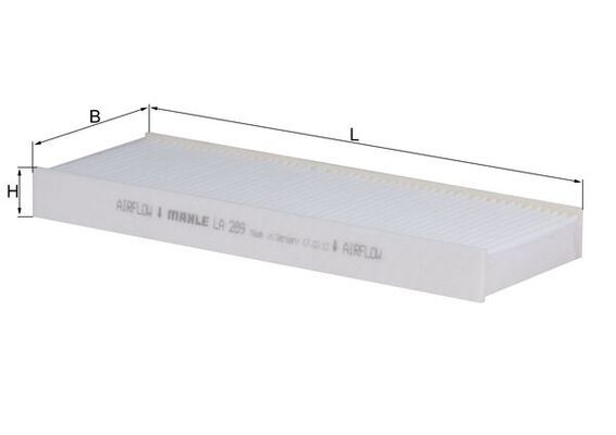 MAHLE LA 289 Filter, cabin air