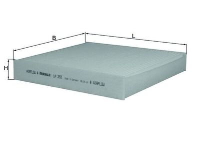 Filter, cabin air MAHLE LA 293