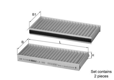 Filter, cabin air MAHLE LA 392/S