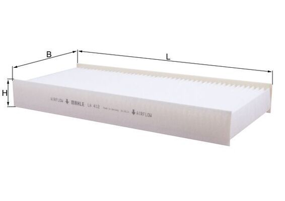 MAHLE LA 412 Filter, cabin air