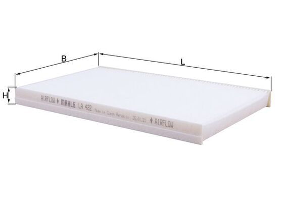 MAHLE LA 422 Filter, cabin air
