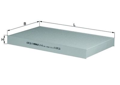 Filter, cabin air MAHLE LA 46