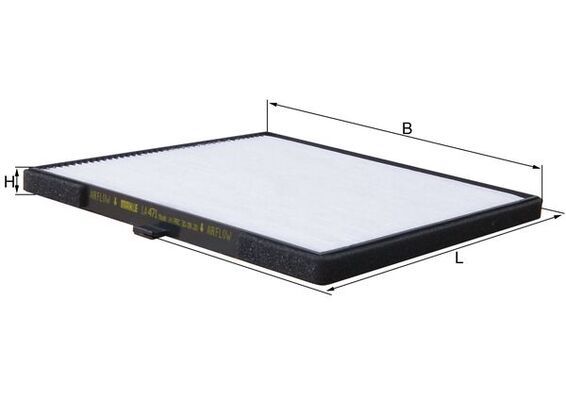 MAHLE LA 471 Filter, cabin air