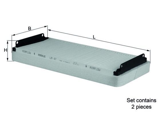 MAHLE LA 47/S Filter, cabin air