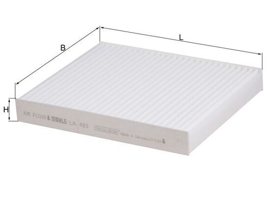 MAHLE LA 493 Filter, cabin air