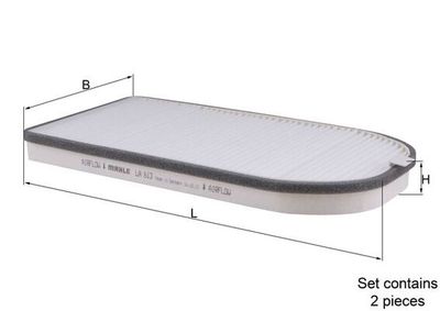 Filter, cabin air MAHLE LA 613/S