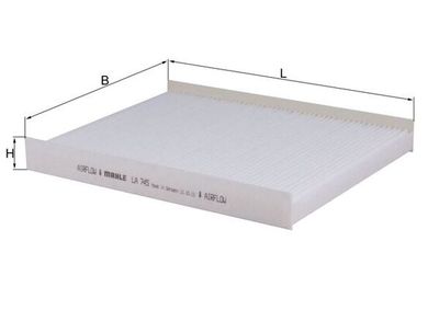 Filter, cabin air MAHLE LA 745