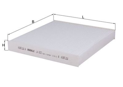 Filter, cabin air MAHLE LA 833