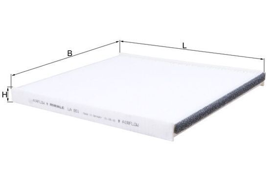 MAHLE LA 851 Filter, cabin air