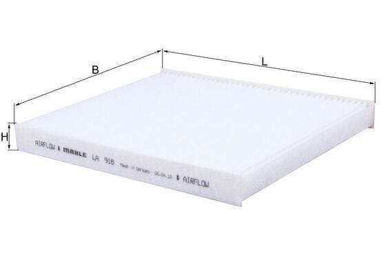 MAHLE LA 918 Filter, cabin air