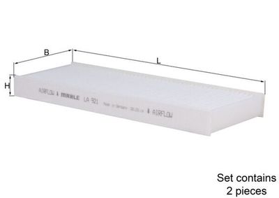 Filter, cabin air MAHLE LA 921/S