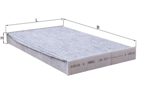 MAHLE LAK 1517 Filter, cabin air