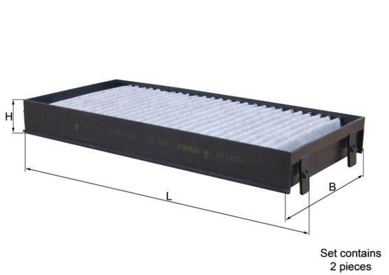 MAHLE LAK 221/S Filter, cabin air