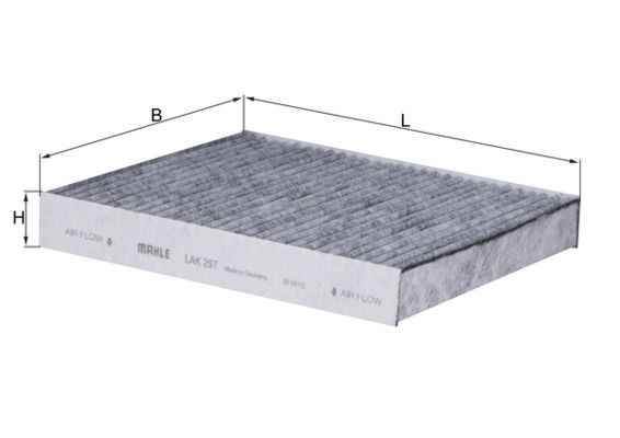 MAHLE LAK 297 Filter, cabin air