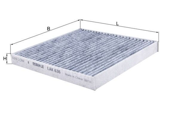 MAHLE LAK 636 Filter, cabin air