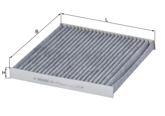 MAHLE LAK 107 Filter, cabin air