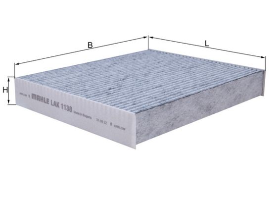 MAHLE LAK 1138 Filter, cabin air