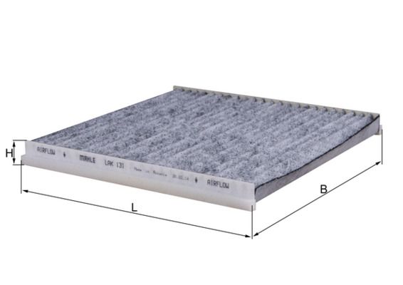 MAHLE LAK 131 Filter, cabin air
