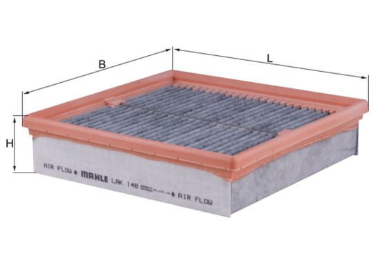MAHLE LAK 148 Filter, cabin air