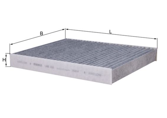 MAHLE LAK 153 Filter, cabin air