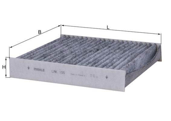 MAHLE LAK 155 Filter, cabin air