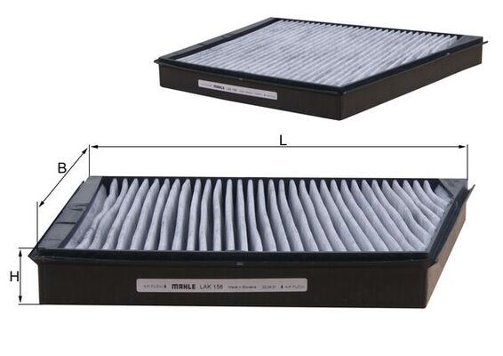 MAHLE LAK 156 Filter, cabin air