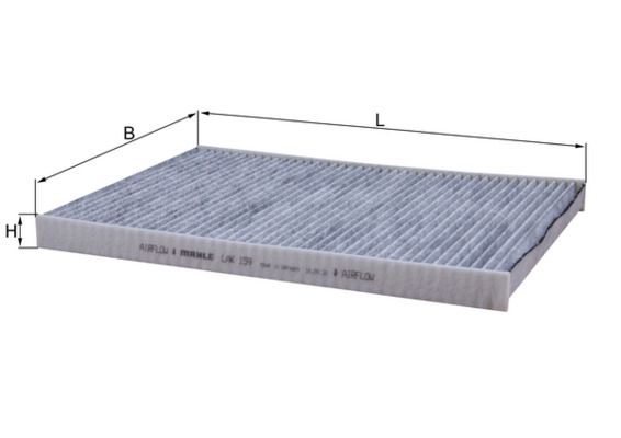 MAHLE LAK 159 Filter, cabin air