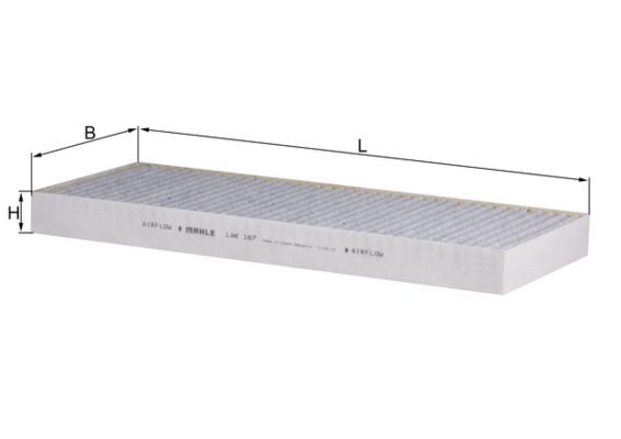 MAHLE LAK 167 Filter, cabin air