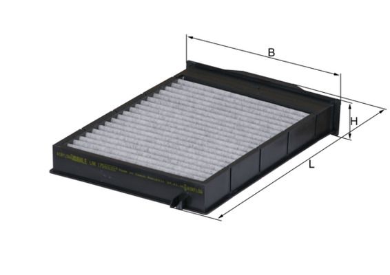 MAHLE LAK 175 Filter, cabin air