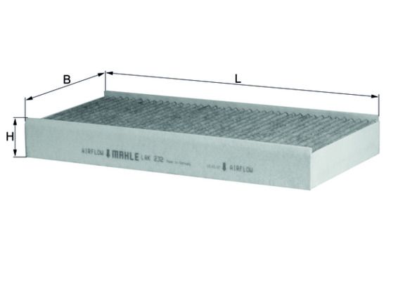 MAHLE LAK 232 Filter, cabin air