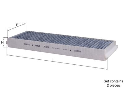 Filter, cabin air MAHLE LAK 239/S